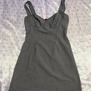 Black and White Checkered Dress